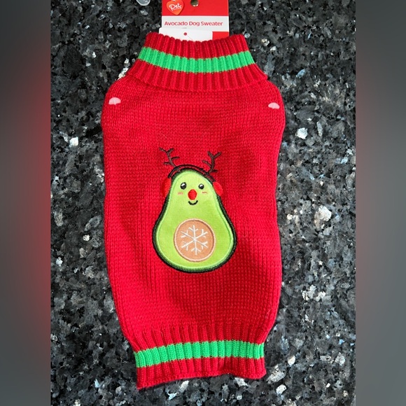 Other - Avocado 🥑 Christmas dog sweater